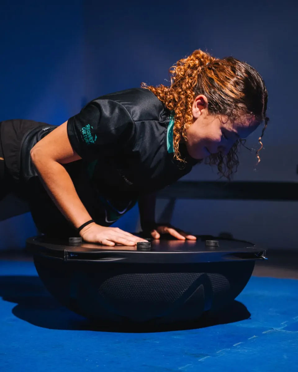 AVA CR7 Bosu ballon d’équilibre avec bandes et pompe 200 kg