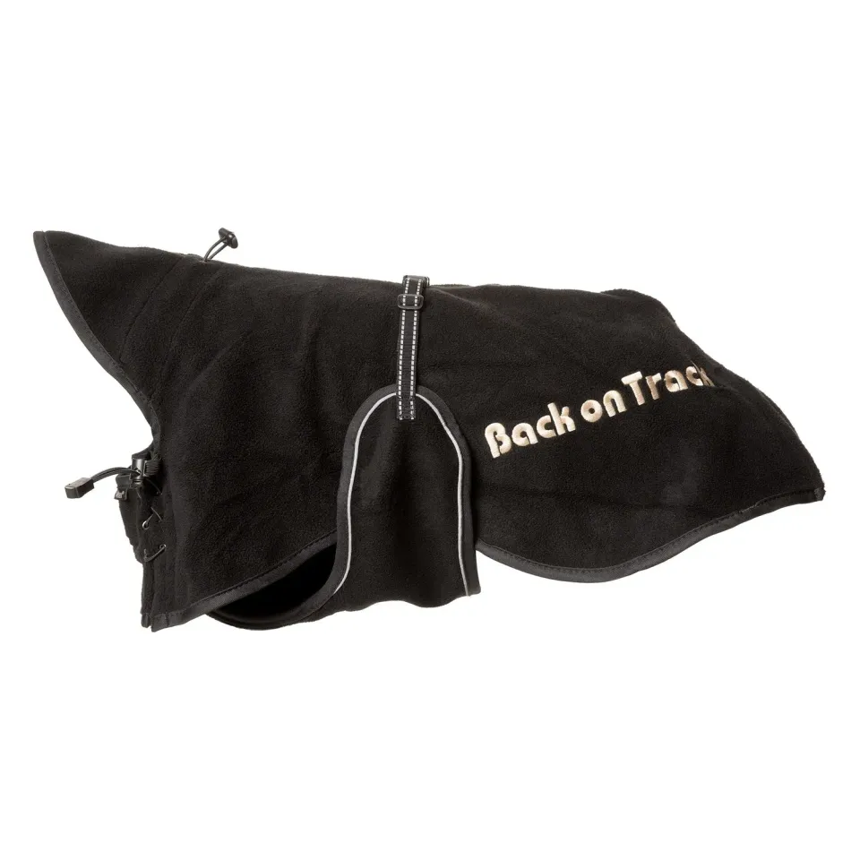 Back on Track manteau chien polaire noir 27cm Welltex