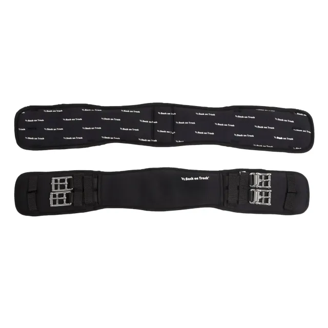 Back on Track Dressage sangle cheval noir 65 cm courte