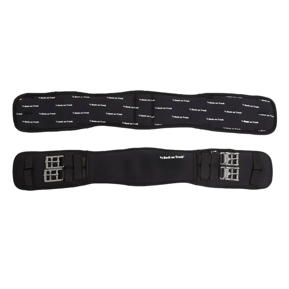Back on Track Dressage sangle cheval noir 65 cm courte