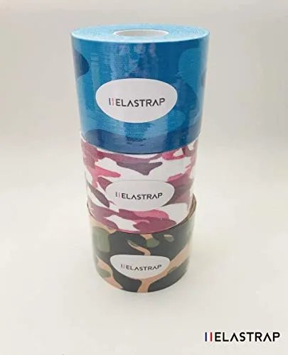 Elastrap Taping bande kinésiologie lot 3 x 5 cm x 5 m