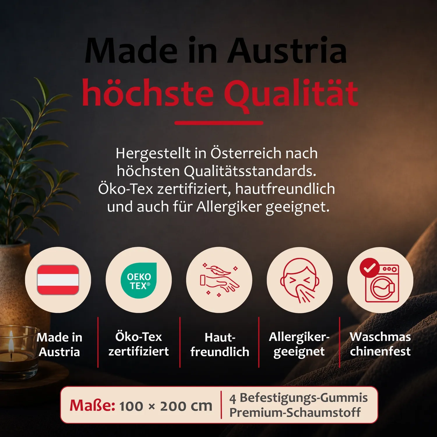Staudt Bett-Auflage surmatelas sommeil confort