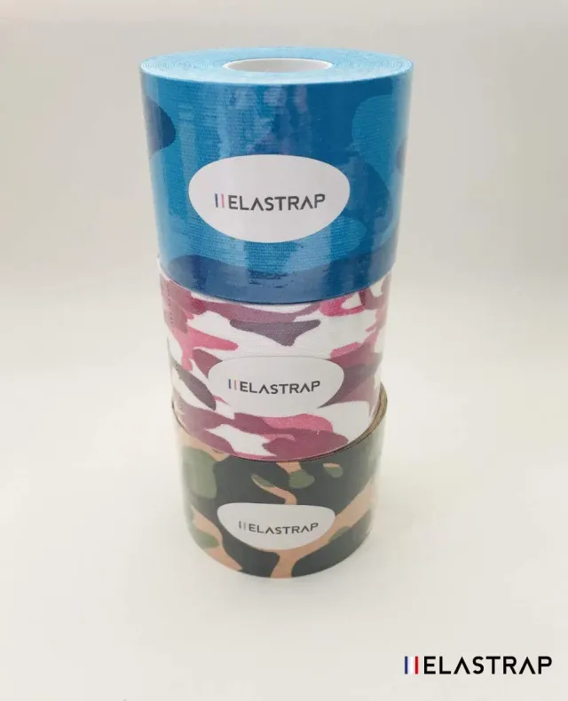 Elastrap Taping bande kinésiologie lot 3 x 5 cm x 5 m