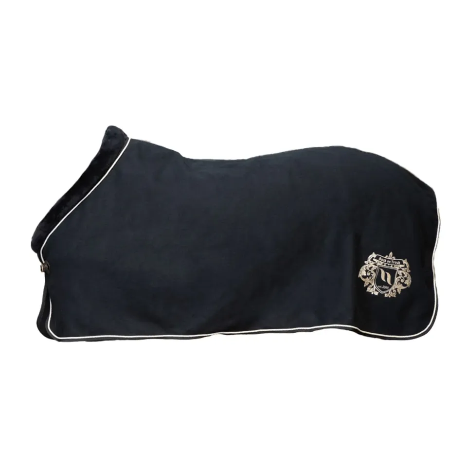 Back on Track Edward couverture cheval laine noire 145 cm