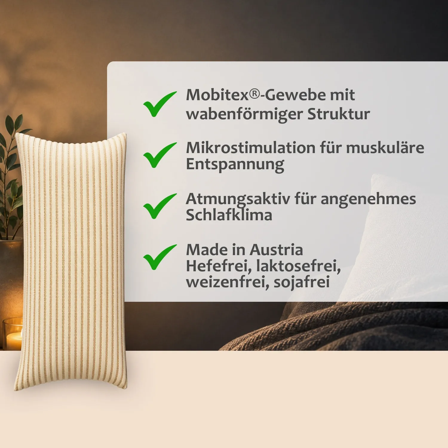 Staudt Nackenschmeichler oreiller nuque ergonomique
