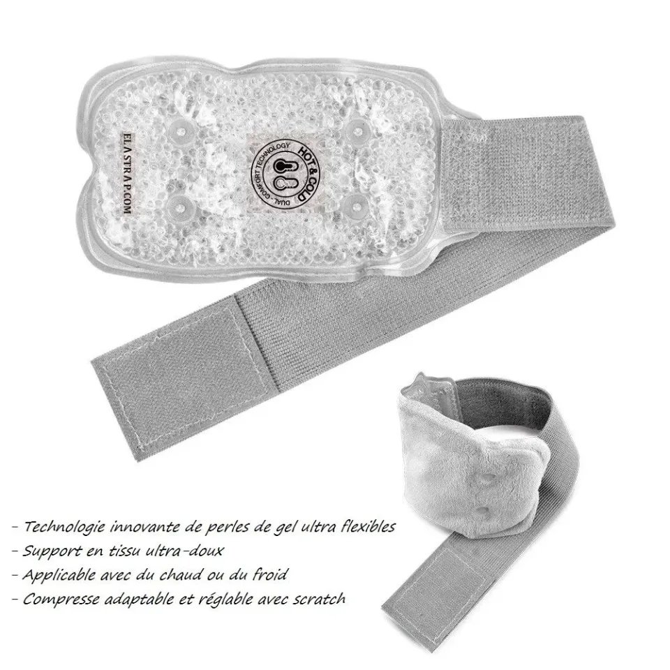 ELASTRAP Poche Gel Poignet Chaud Froid 17x10cm Réglable