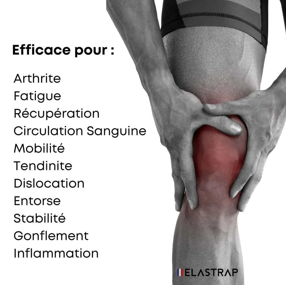 ELASTRAP Genouillère longue jambire compression