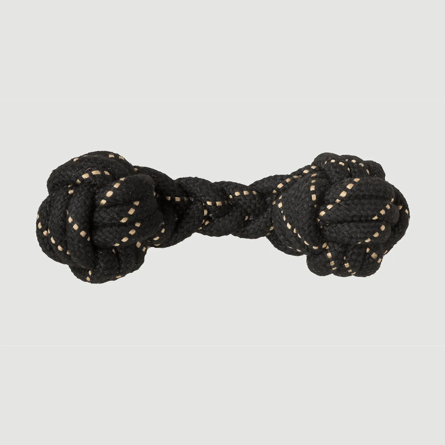 Back on Track Dumbbell jouet corde chien noir résistant