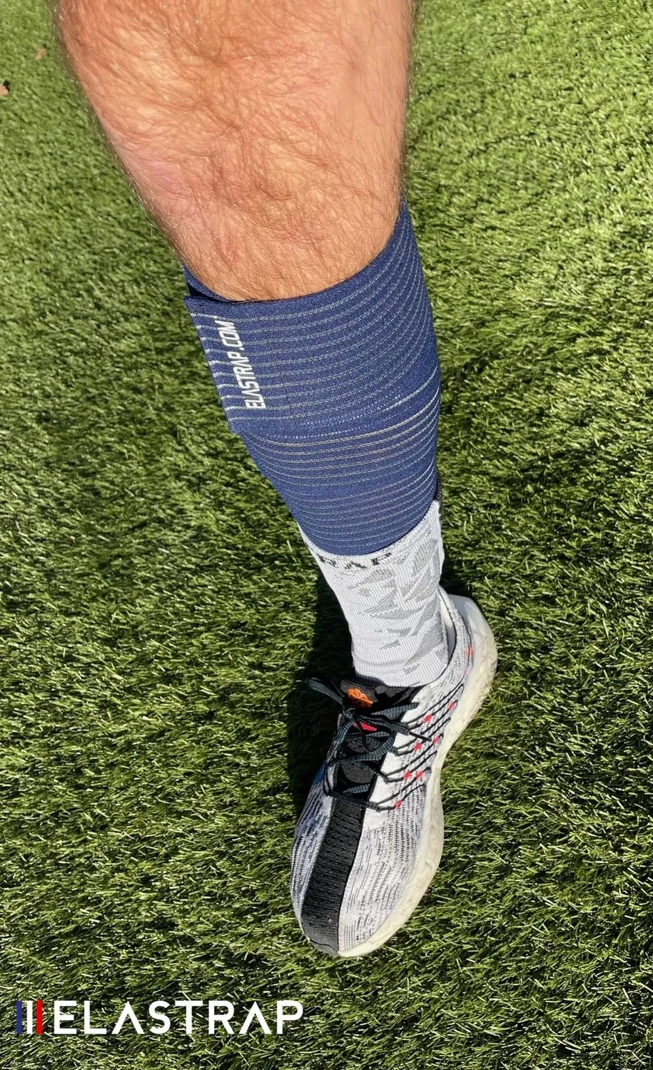 Elastrap manchon mollet strapping bleu 180 cm