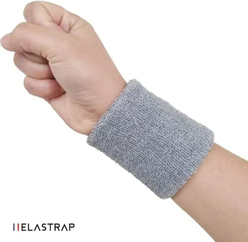Elastrap bandeau éponge poignet sport x2 coton