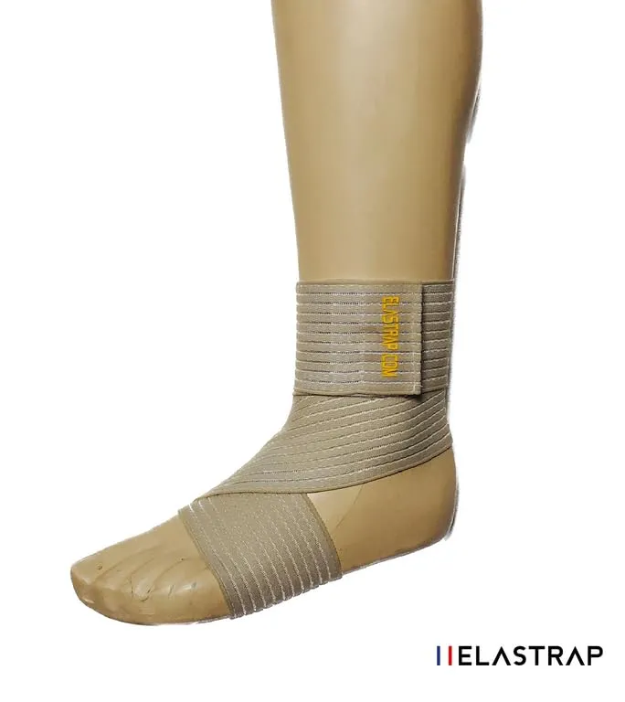 ELASTRAP chevillière beige bande compression sport