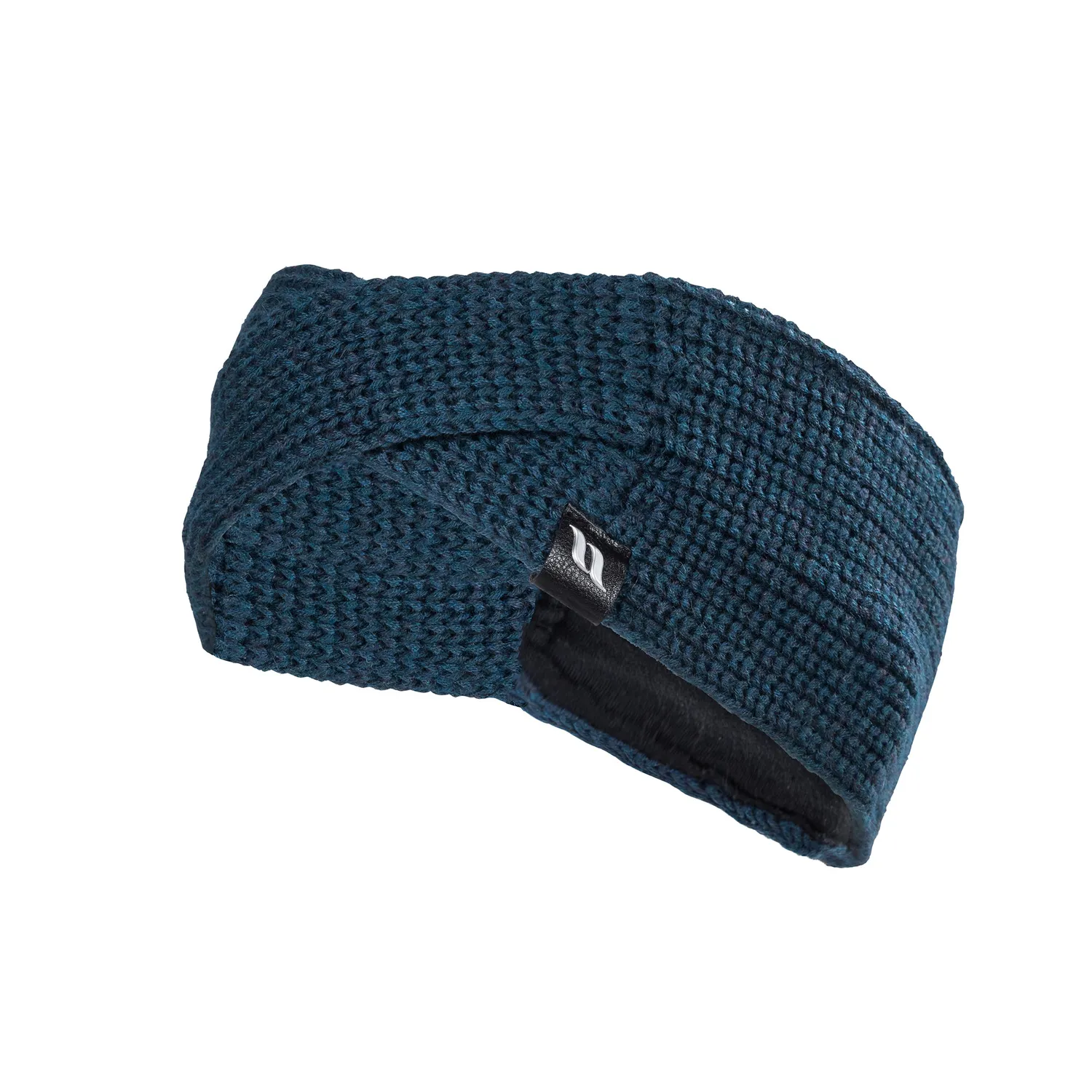 Back on Track Nora bandeau laine torsadé bleu taille unique