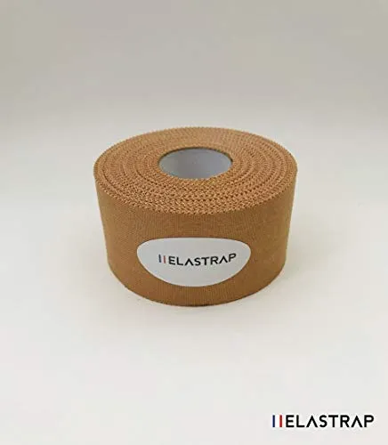 ELASTRAP Bande Strapping Rigide Lot 3 Rouleaux 2 Marron 1 Blanc
