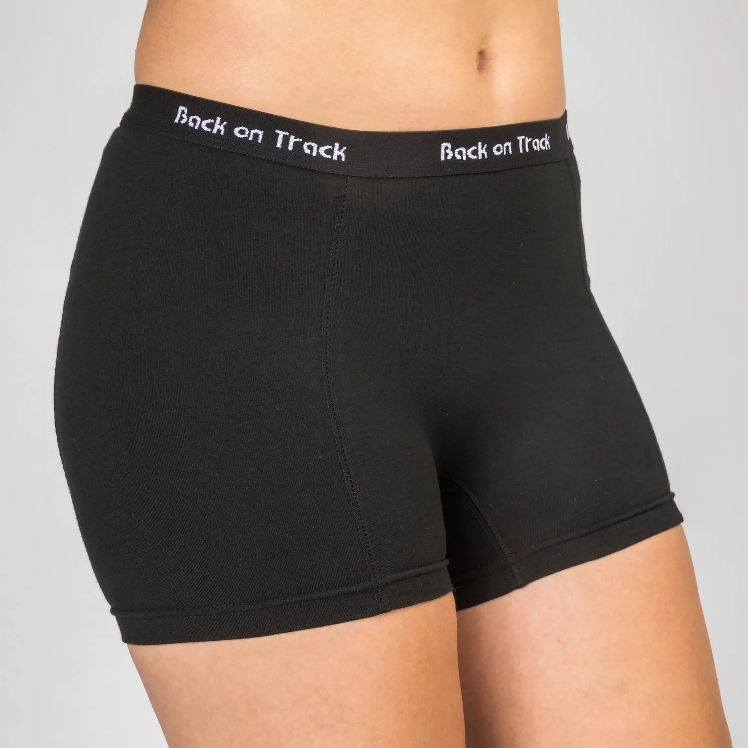 Back on Track boxer femme noir M coton hanche