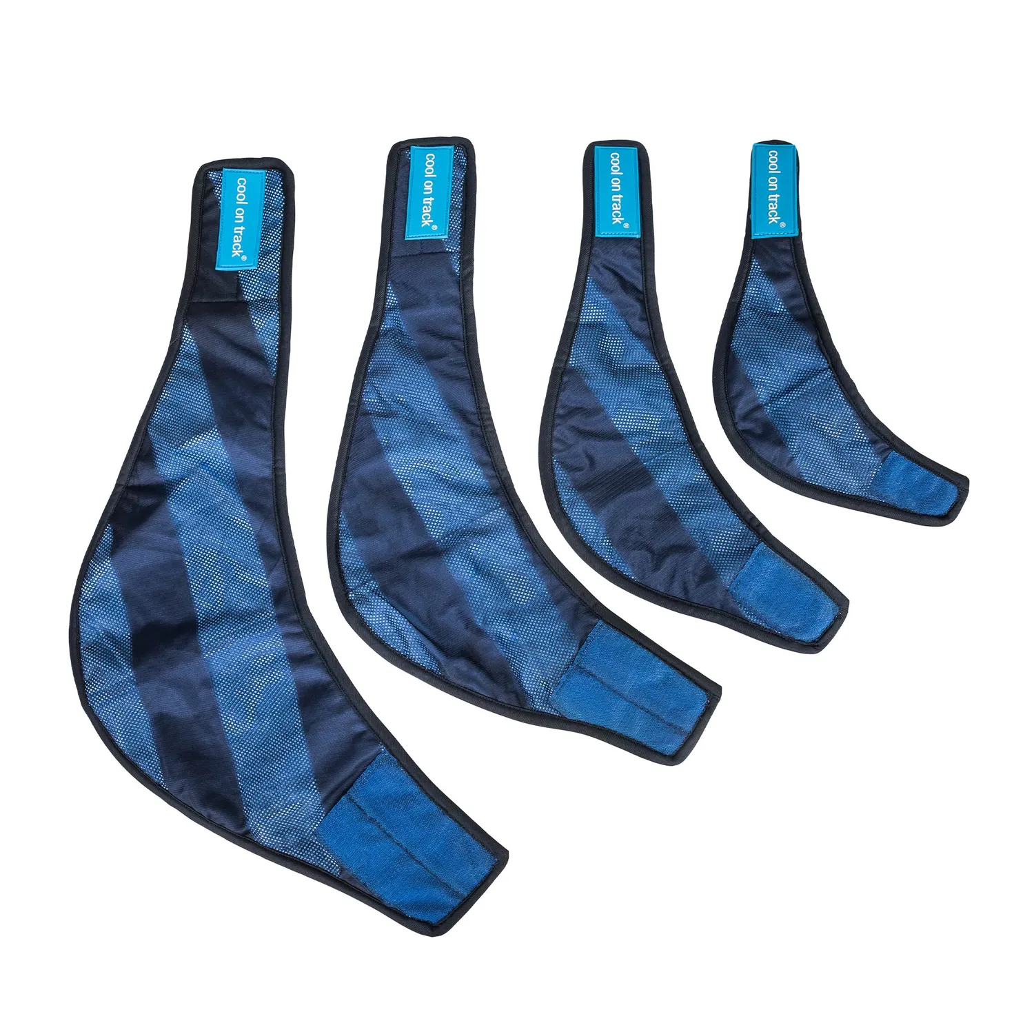 Back on Track Cool on Track bandana chien bleu M rafraîchissant