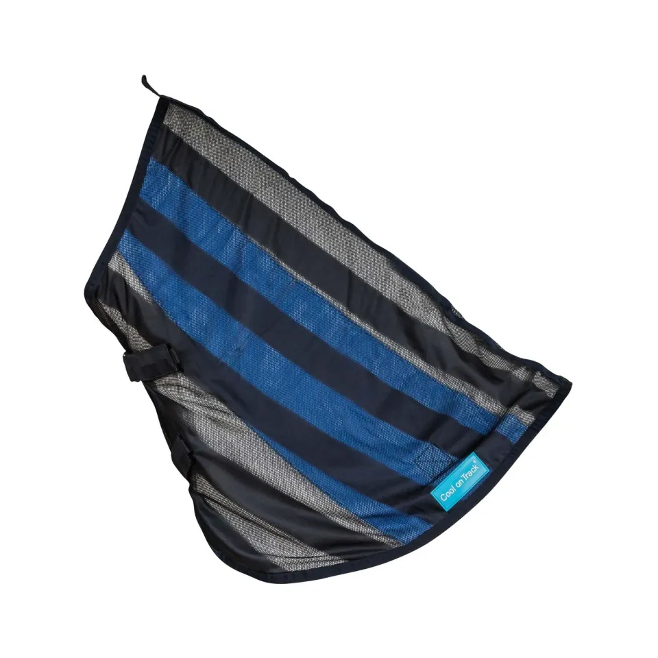 Back on Track Cool on Track couvre-cou cheval bleu M