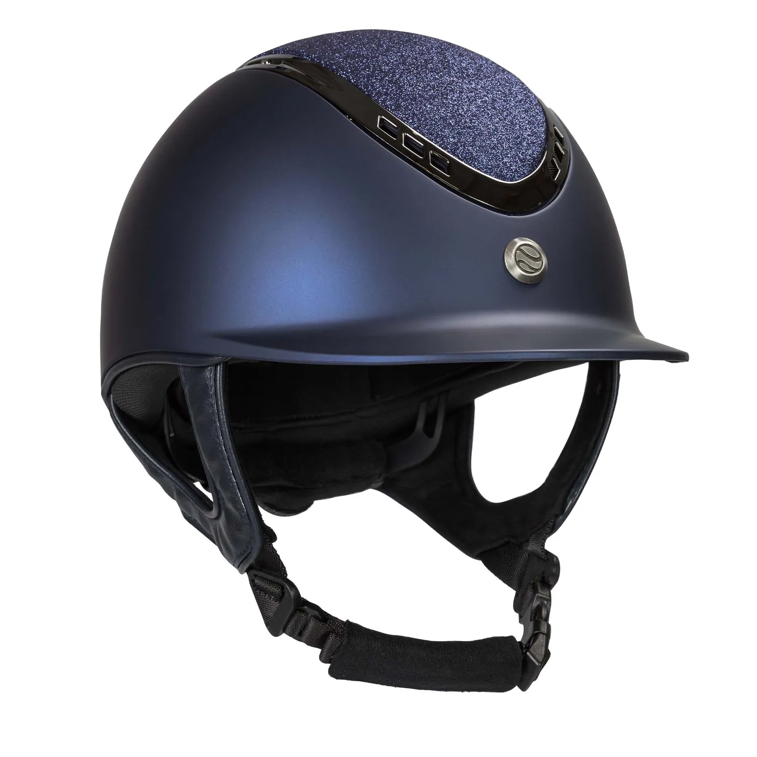 Back on Track Pardus casque équitation bleu marine M