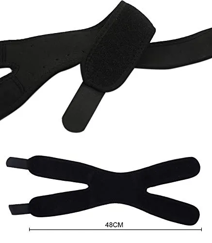 ELASTRAP sangle genou réglable noir rotule maintien