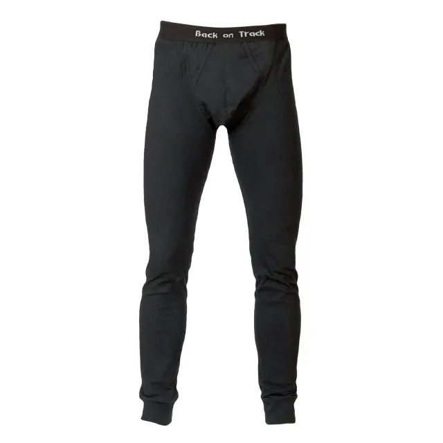 Back on Track Long Johns collant thermique homme noir coton