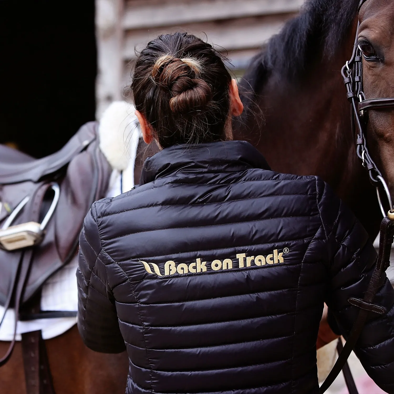 Back on Track Grace veste femme noir matelassée