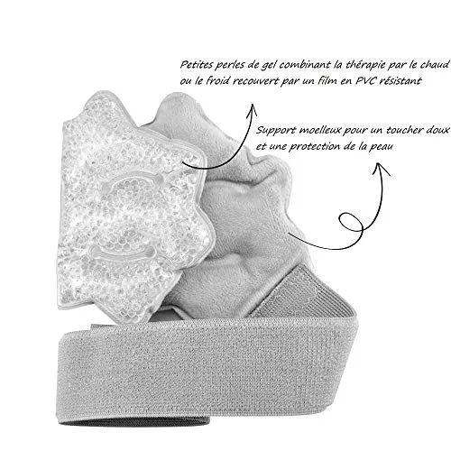 ELASTRAP poche gel cheville compresse chaud froid sangle