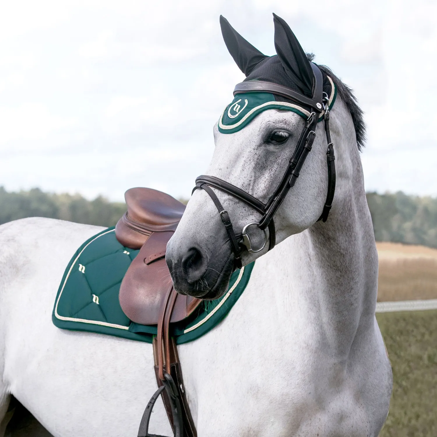 Back on Track Nights bonnet cheval rouge sombre Full Welltex