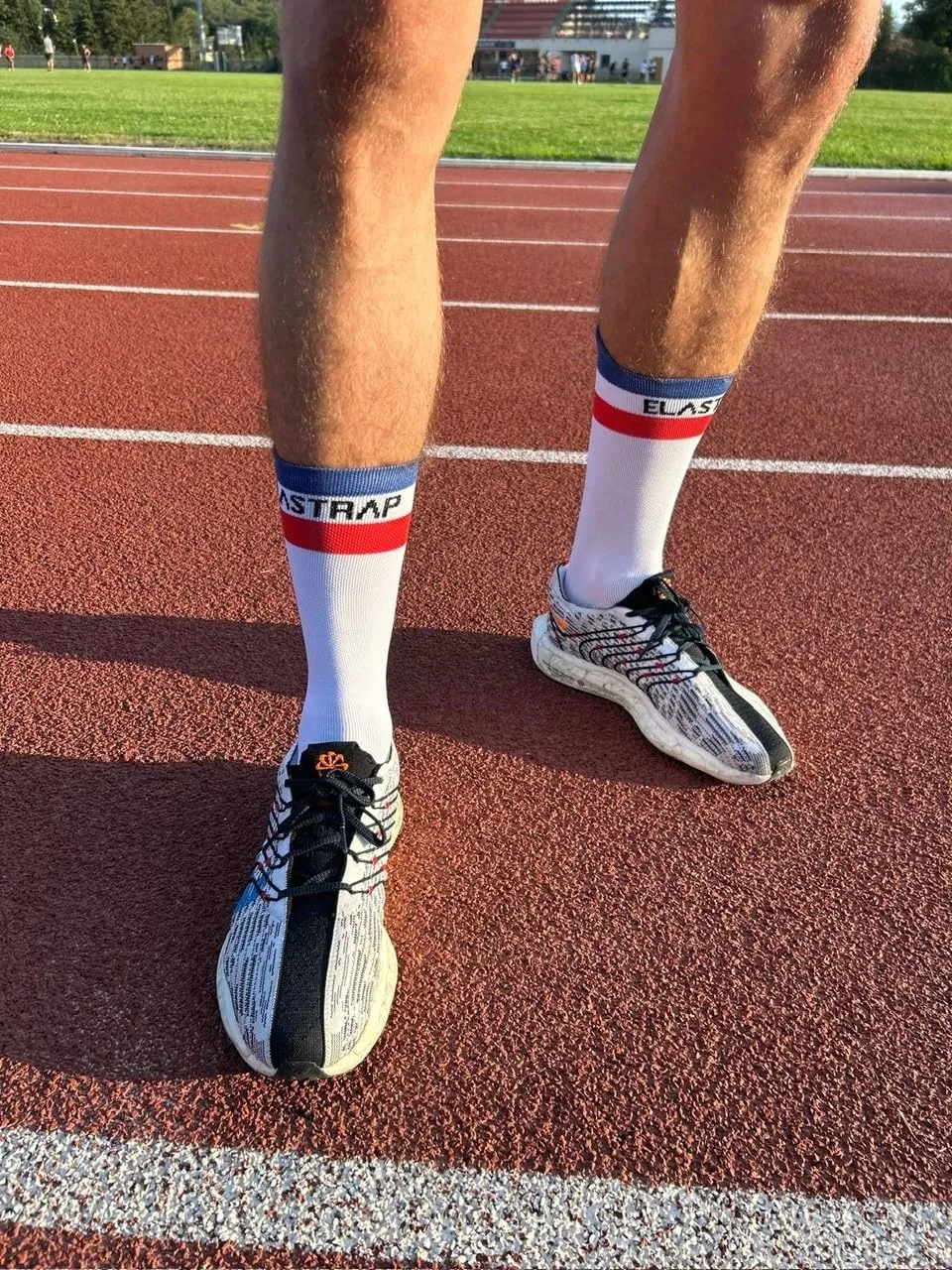 Elastrap chaussettes running France bleu-blanc-rouge 43-48