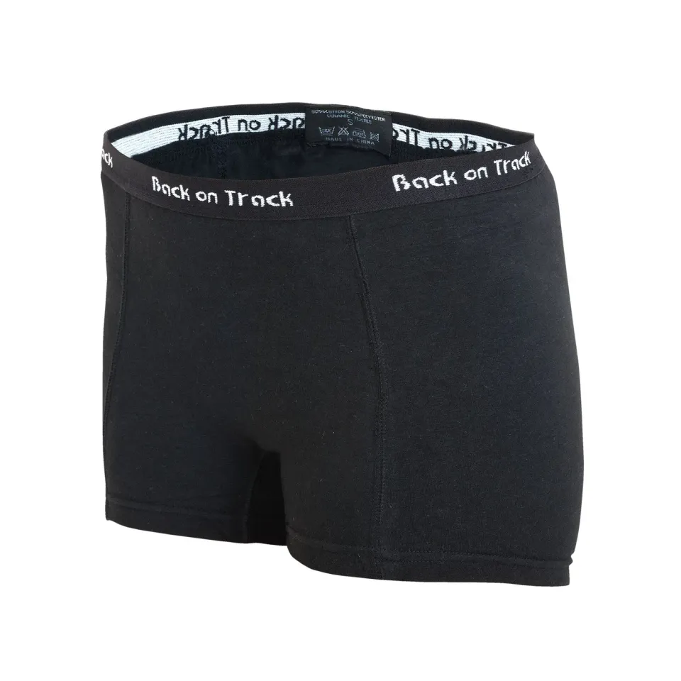 Back on Track boxer femme noir M coton hanche
