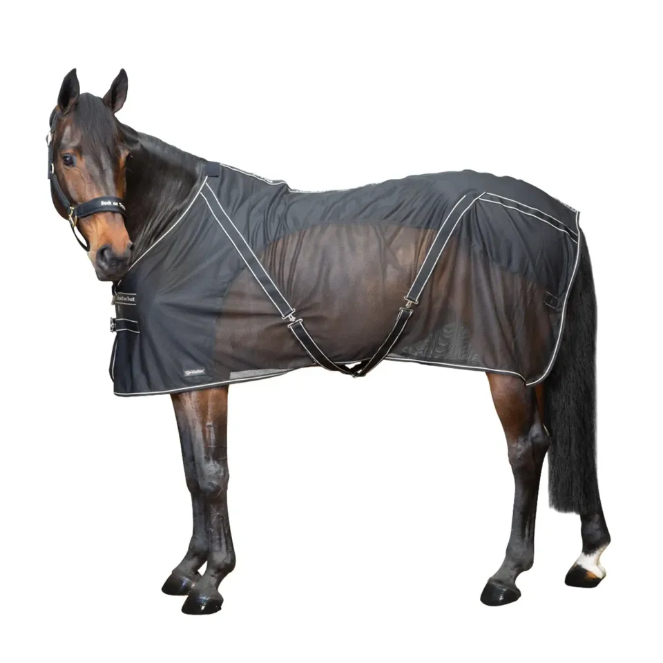 Back on Track Sienna chemise cheval noir 145 cm respirante