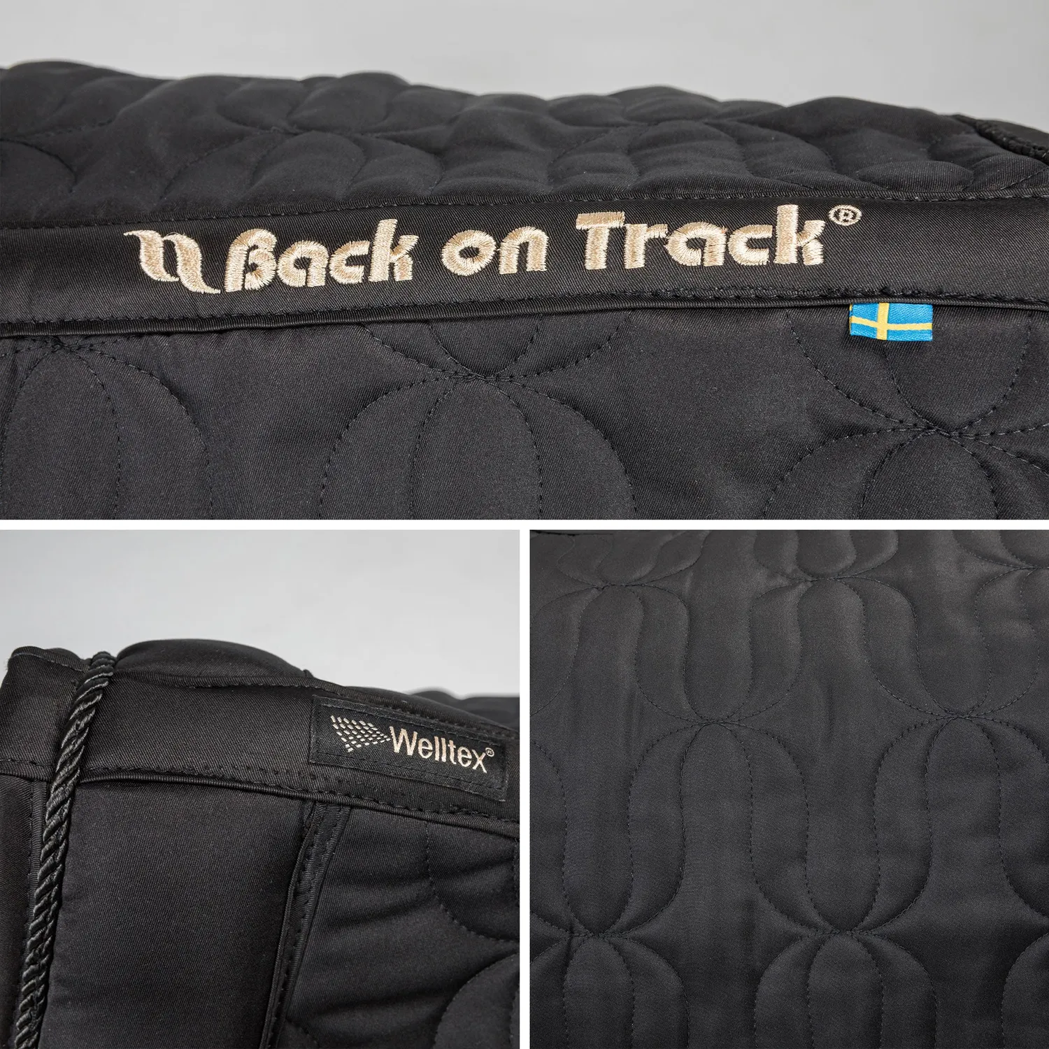 Back on Track Deep Nights tapis de selle obstacle noir Full