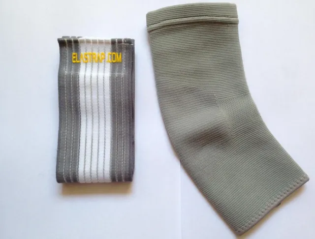 Elastrap chevillère ligamentaire grise blanche réglable scratch
