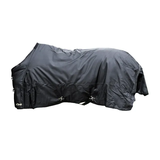 Back on Track Rain Rug 1680D couverture cheval noir 135 cm