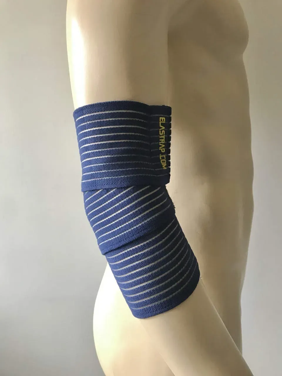 ELASTRAP bande coude bleue compression 70 cm sport