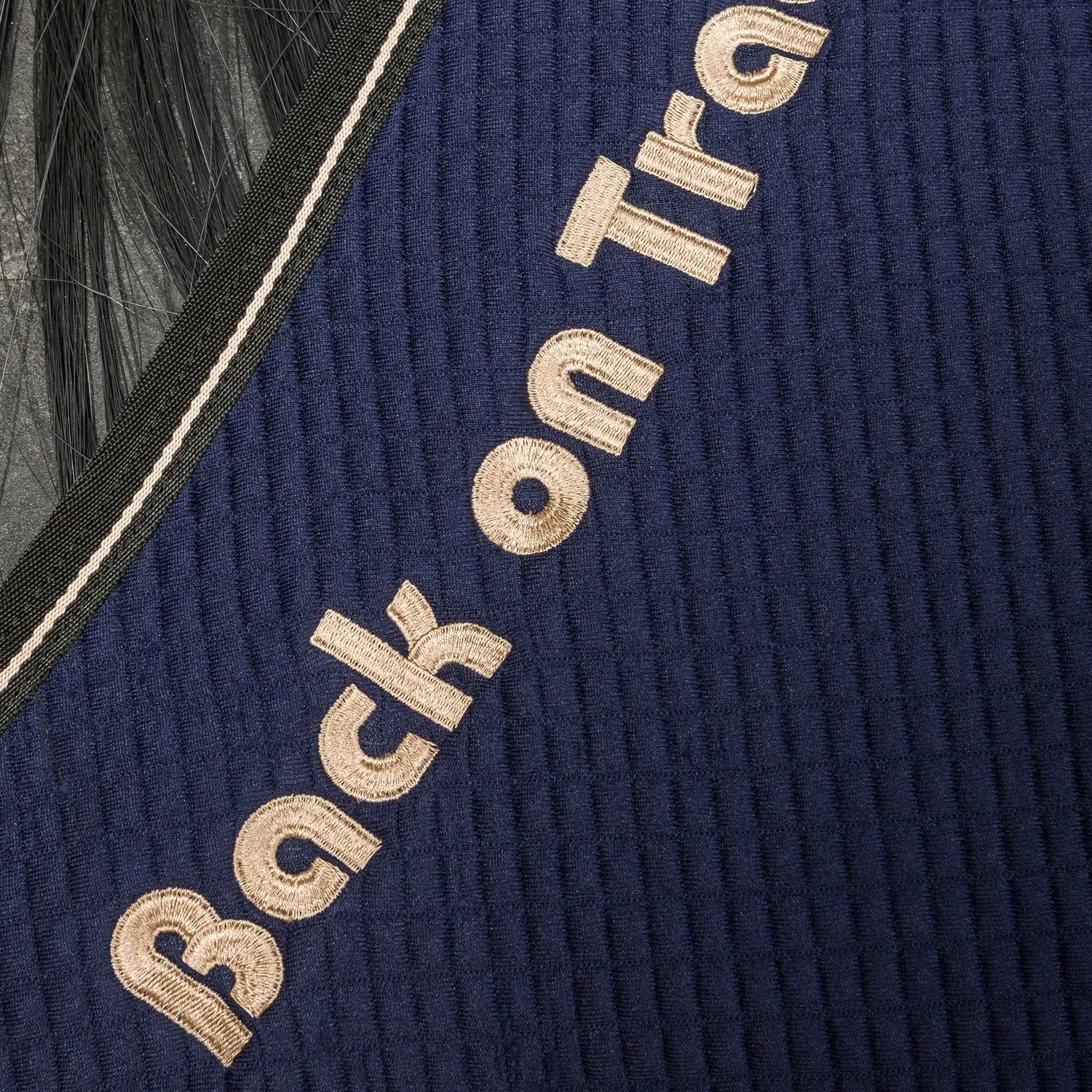 Back on Track Quick Cooler couverture cheval bleue séchante