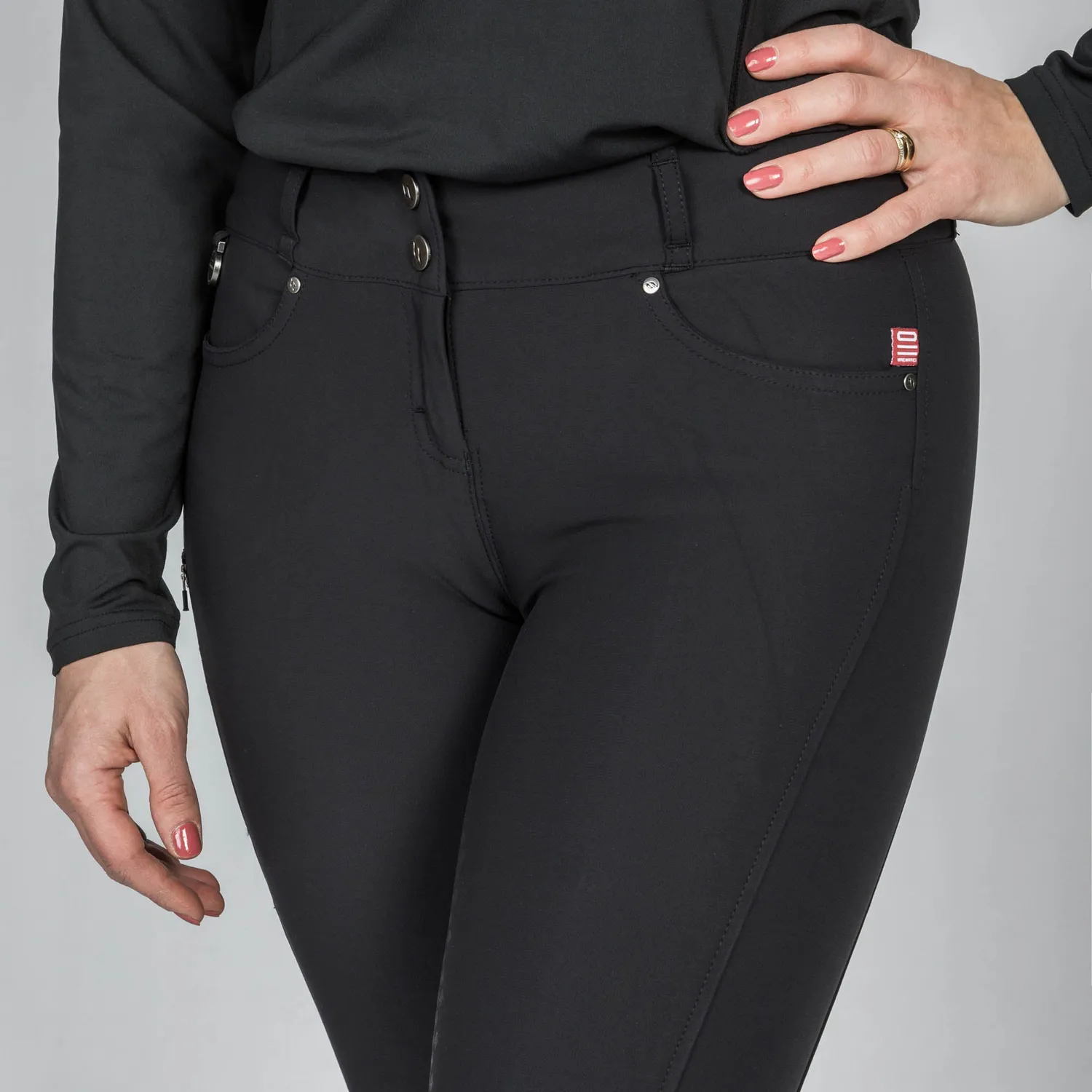 Back on Track Julia pantalon équitation femme noir grip