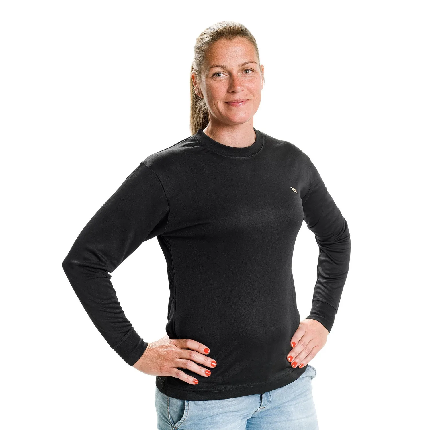 Back on Track Sweater PP sous-pull noir M respirant