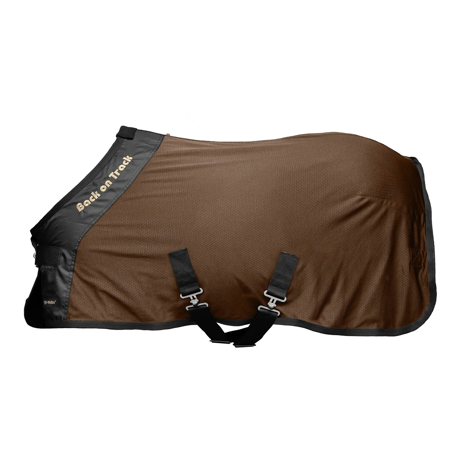 Back on Track Royal Pony Mesh Rug chemise poney marron 90
