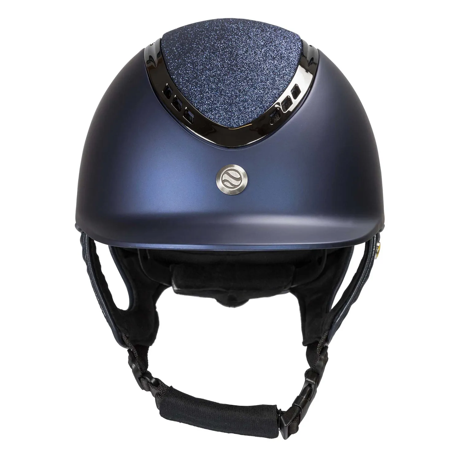 Back on Track Pardus casque équitation bleu marine M
