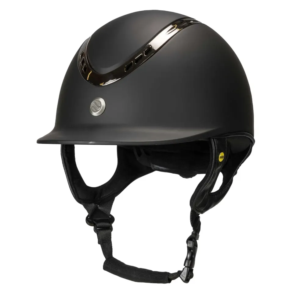 Back on Track EQ3 Pardus casque équitation Mips noir pression adaptée
