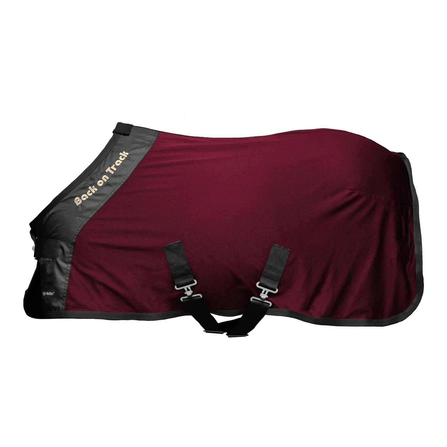Back on Track Royal Pony Mesh Rug chemise poney marron 90