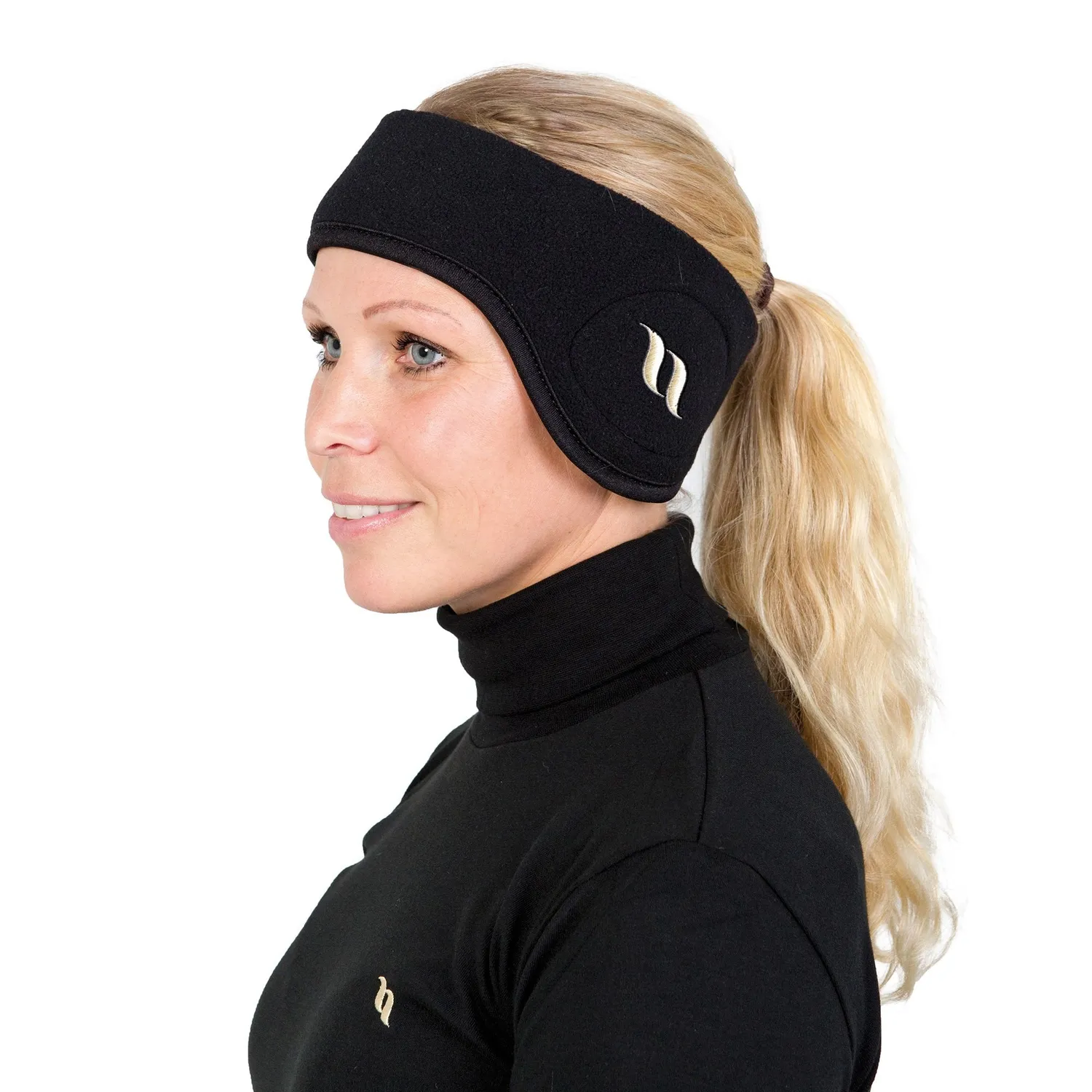 Back on Track bandeau polaire noir M