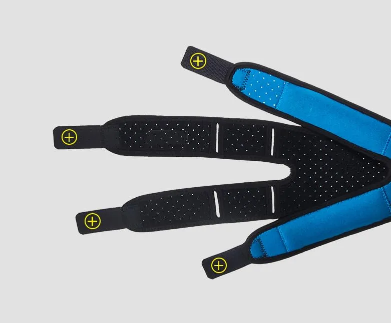 ELASTRAP sangle genou réglable noir rotule maintien