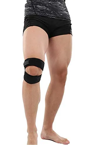 ELASTRAP sangle genou réglable noir rotule maintien