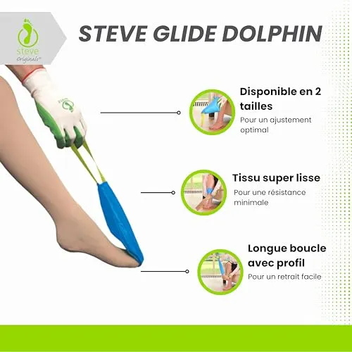 Steve Glide Dolphin enfile-bas ouvert S 34-41 glisse
