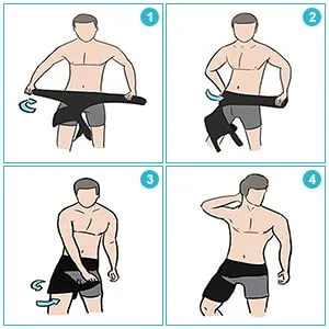 ELASTRAP Manchon cuisse néoprène réglable