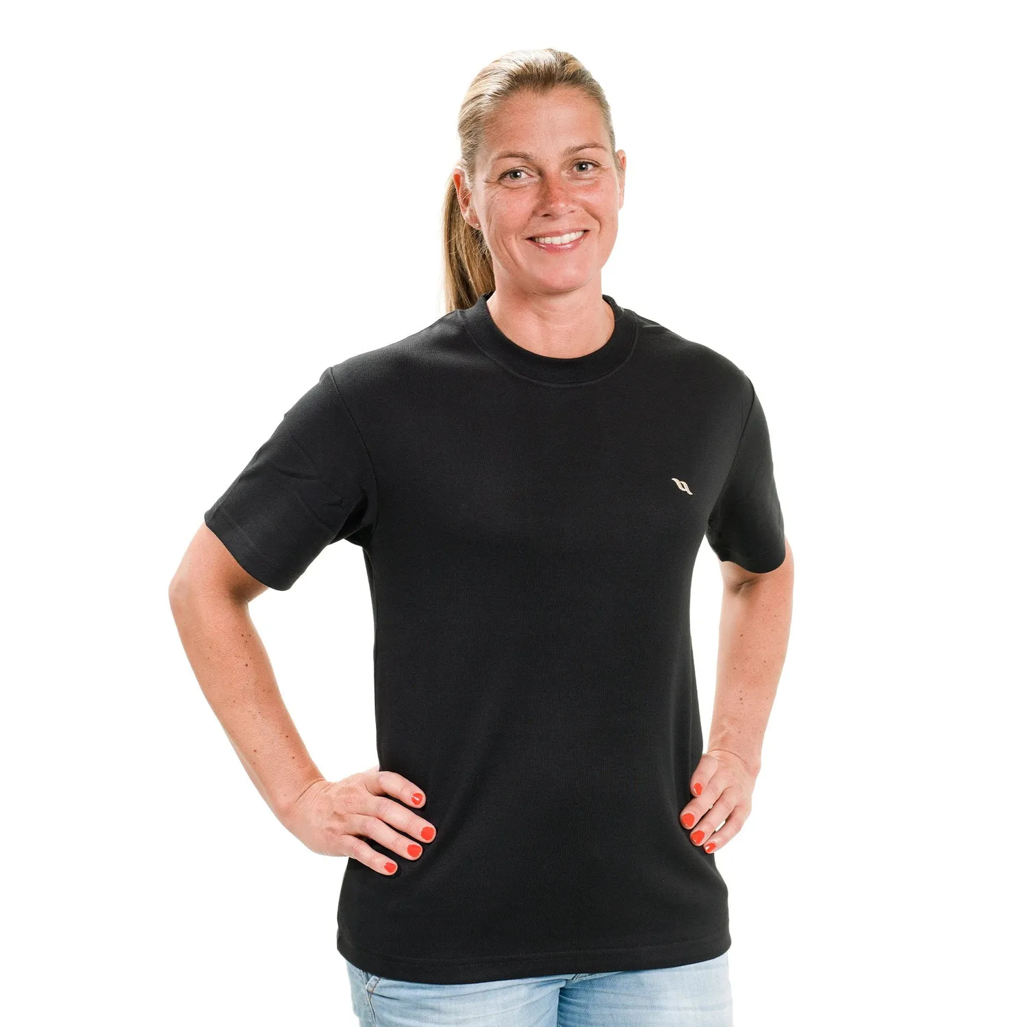 Back on Track T-shirt thermique noir M effet dos