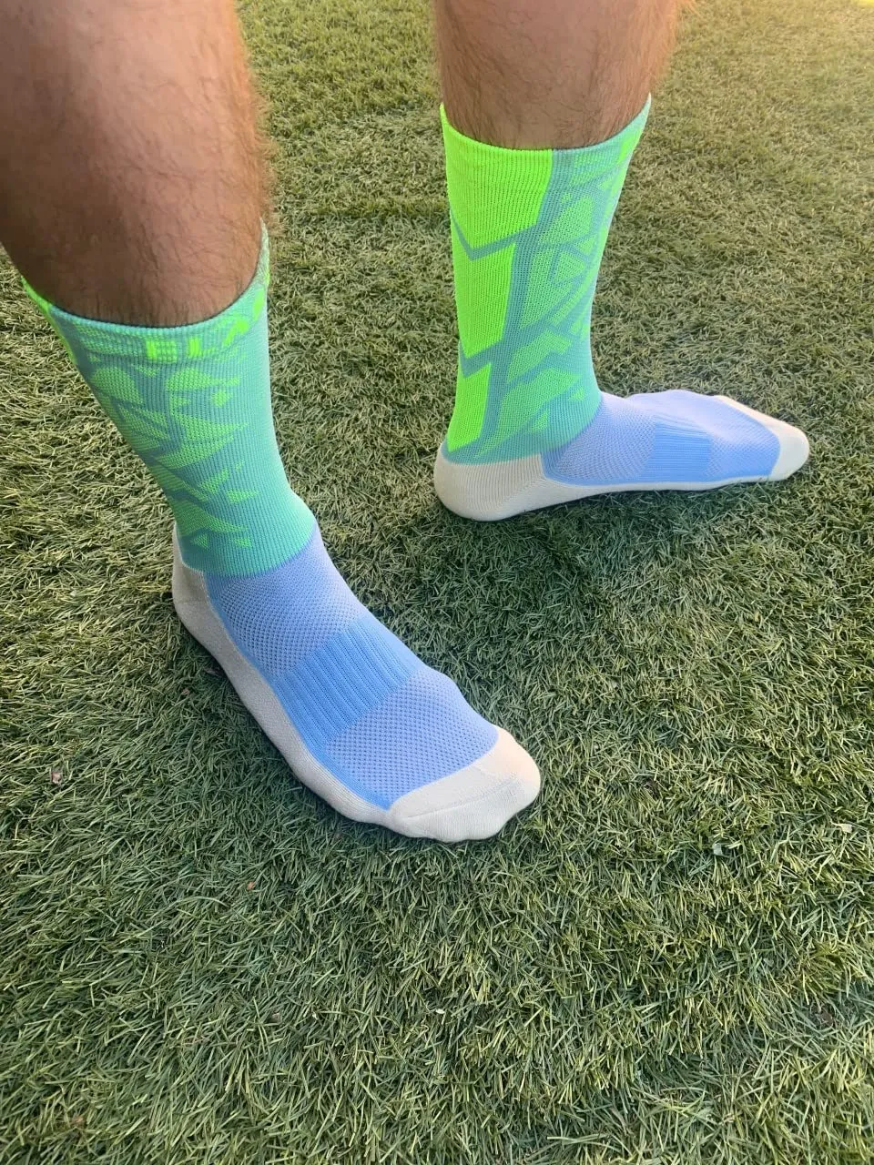 Elastrap Technique Performance chaussettes bleu jaune 41-45