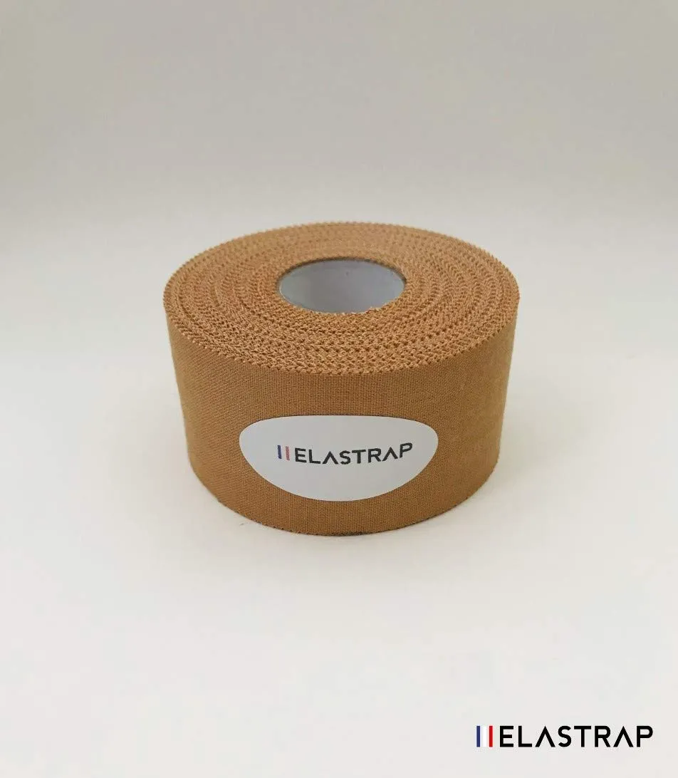 ELASTRAP Bande Strapping Rigide Lot 3 Rouleaux 2 Marron 1 Blanc