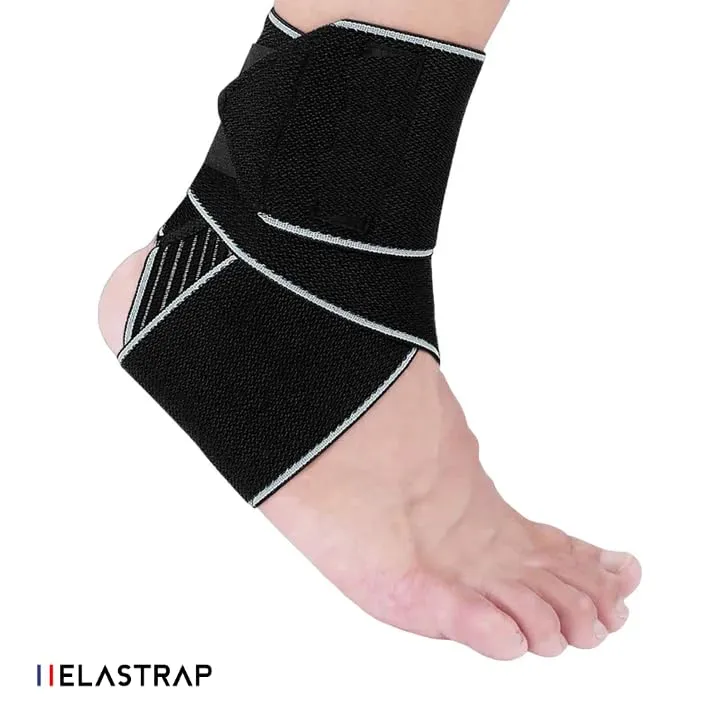 Elastrap chevillère réglable cheville noir taille unique