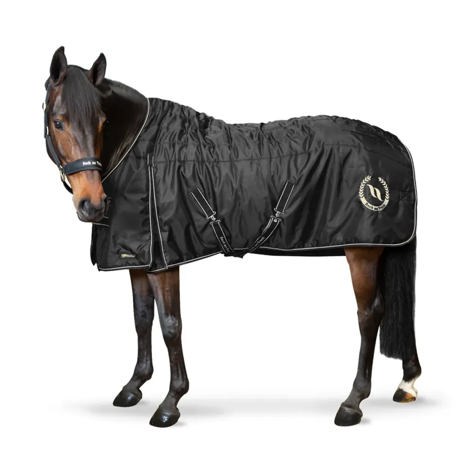 Back on Track Millie couverture box cheval noir 200g